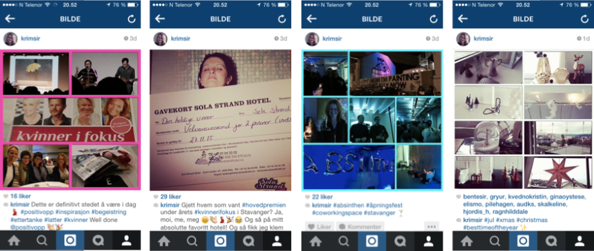 InstagramOppdatering